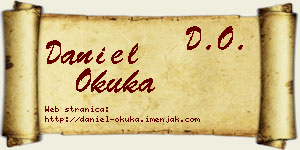 Daniel Okuka vizit kartica